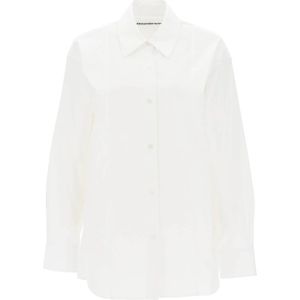 Alexander Wang, Blouses & Shirts, Dames, Wit, S, Casual Button-Up Shirt