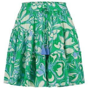 Fabienne Chapot, Groene Streisand Ruffle Rok Groen, Dames, Maat:S