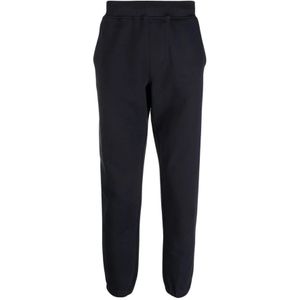 C.p. Company, Geborduurde Logo Track Pants Blauw, Heren, Maat:M