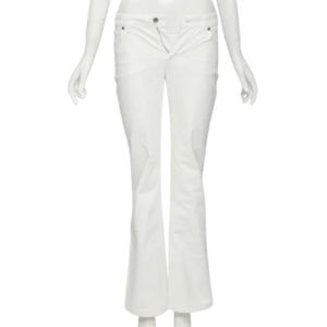 Louis Vuitton Vintage, Pre-owned, Dames, Wit, S, Denim, Pre-owned Denim jeans