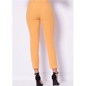 Patrizia Pepe, Broeken, Dames, Oranje, M, Slim Fit Capri Broek Sorbet Oranje