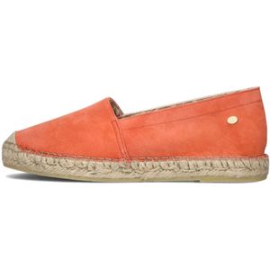 Fred De La Bretoniere, Schoenen, Dames, Oranje, 36 EU, Suède, Roze Suede Espadrilles Mili Ana