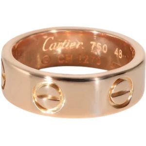 Cartier Vintage, Pre-owned Rose Gold rings Geel, Dames, Maat:ONE Size