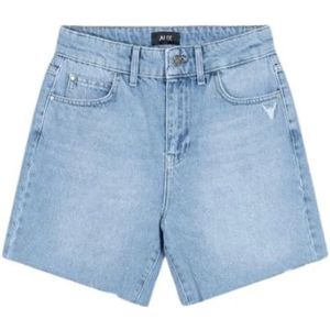 Alix The Label, Korte broeken, Dames, Blauw, XS, Denim, Trendy Denim Shorts