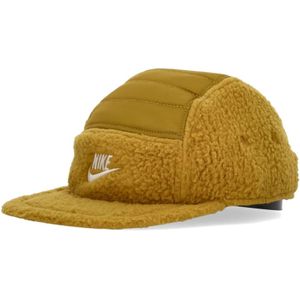 Nike, Bronzine/Wit Plat Bill Fly Cap Bruin, Heren, Maat:M