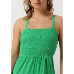 Scotch & Soda, Kleedjes, Dames, Groen, S, Groene Maxi Jurk met Smock Detail