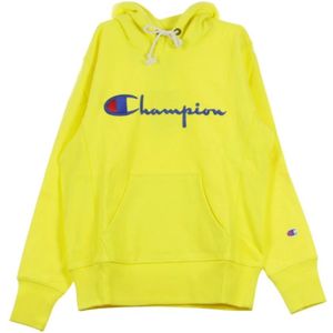 Champion, Sweatshirts & Hoodies, Heren, Geel, L, Sweatshirt met capuchon