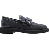 Pertini, Mocassin Zwart, Dames, Maat:38 EU