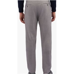 Brooks Brothers, Broeken, Heren, Grijs, W32, Wol, Lichtgrijze Stretch Wol Maagdelijke Wol Blend Broek