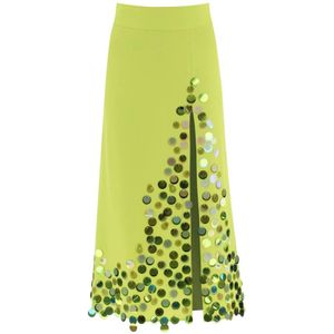 Art Dealer, Midi Skirts Groen, Dames, Maat:S