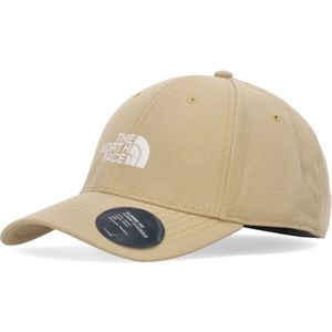 The North Face, Gerecyclede 66 Klassieke Gebogen Klep Pet Beige, unisex, Maat:ONE Size