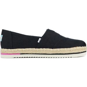 Toms, Schoenen, Dames, Zwart, 37 EU, Zwarte Espadrilles