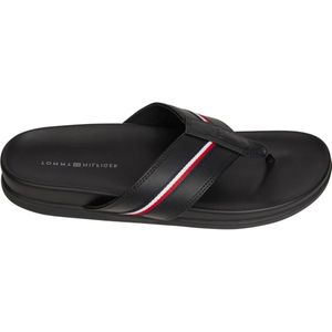 Tommy Hilfiger, Schoenen, Heren, Zwart, 41 EU, Polyester, Teenslipper