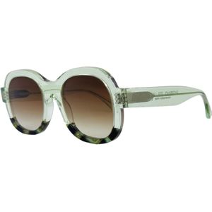 Thierry Lasry, Accessoires, Dames, Groen, ONE Size, Retro-futuristische ronde zonnebril