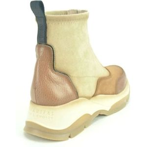 Hispanitas, Schoenen, Dames, Beige, 37 EU, Kameel en Beige Bone Enkellaarzen