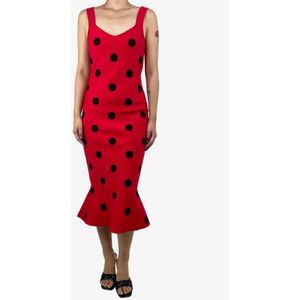 Marni Pre-owned, Pre-owned, Dames, Rood, L, Polyester, Pre-owned Viscose dresses