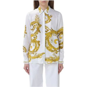 Versace, Blouses & Shirts, Dames, Veelkleurig, 2Xs, Stijlvolle Overhemd Collectie