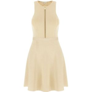 Michael Kors, Kleedjes, Dames, Beige, M, Stijlvolle Abiti Jurk