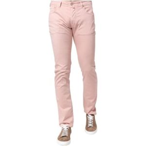 Jacob Cohën, Roze Katoenen Skinny Jeans Roze, Heren, Maat:W34