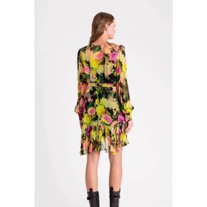 Twinset, Kleedjes, Dames, Veelkleurig, S, Korte Jurk Bloemen - 44