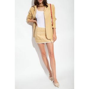 Jacquemus, Jassen, Dames, Beige, S, Caraco blazer