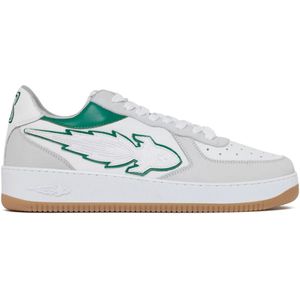 Enterprise Japan, Rocket Groene Sneakers Leer Suède Veelkleurig, Heren, Maat:41 EU