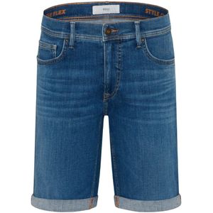 Brax, Korte broeken, Heren, Blauw, W33, Denim, Slim Fit Denim Bermuda Shorts