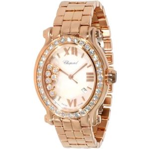 Chopard Pre-owned, Pre-owned, Dames, Geel, ONE Size, Pre-owned Rose Gold watches