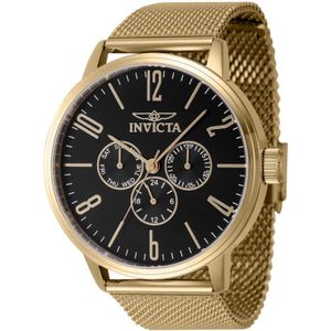 Invicta Watches, Accessoires, Heren, Geel, ONE Size, Heren Quartz Horloge - Specialty Collectie