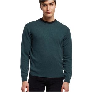 Brooks Brothers, Truien, Heren, Groen, XL, Wol, Wol en Cashmere Crew-Neck Sweater