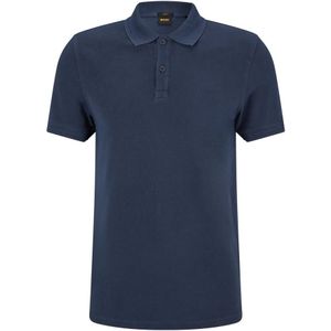 Hugo Boss, Tops, Heren, Blauw, XL, Katoen, Moderne Boss Heren Polo Shirt