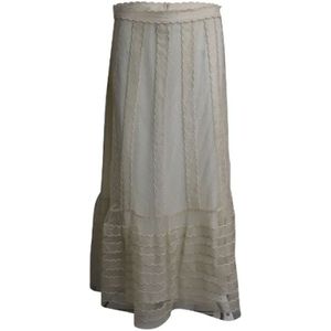Valentino Vintage, Pre-owned, Dames, Beige, L, Polyester, Pre-owned Polyester bottoms