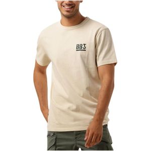 Butcher of Blue, Tops, Heren, Beige, 3Xl, Heren Army Tee Polo T-shirt