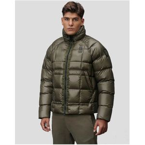 Blauer, Jassen, Heren, Groen, L, Nylon, Groene gewatteerde jas Oakton-model