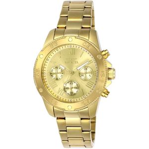 Invicta Watches, Wildflower 21731 Dames Quartz Horloge Geel, Dames, Maat:ONE Size