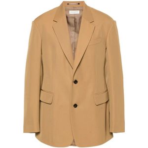 Dries Van Noten, Blazers Bruin, Heren, Maat:M