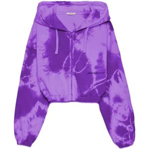 Hinnominate, Sweatshirts & Hoodies, Dames, Paars, L, Katoen, Hinnominate Purple Cotton Sweater