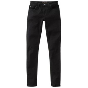 Nudie Jeans, Jeans, Dames, Zwart, W28 L32, Katoen, Skinny jeans