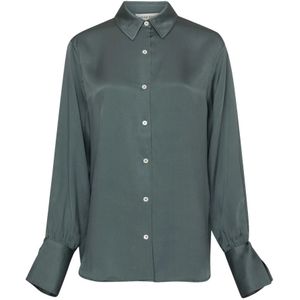Anine Bing, Blouses & Shirts, Dames, Groen, L, Shirts