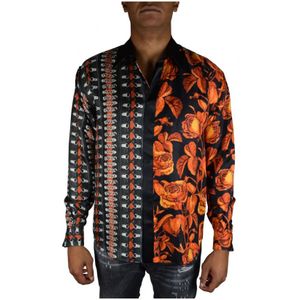 Roberto Cavalli, Overhemd Oranje, Heren, Maat:XL