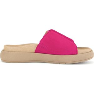 Gabor, Schoenen, Dames, Roze, 40 EU, Suède, Roze Open Casual Slippers Vrouwen