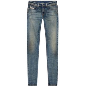 Diesel, Skinny Jeans - 1979 Sleenker Blauw, Heren, Maat:W28 L32