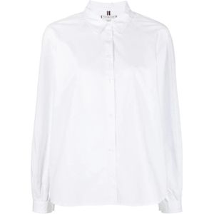 Tommy Hilfiger, Blouses & Shirts, Dames, Wit, M, Katoen, Long Sleeve Tops