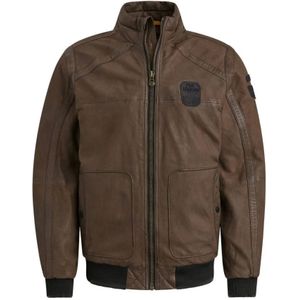 PME Legend, Jassen, Heren, Bruin, 2Xl, Leer, Flight Jacket AIR Bridge Sheep Snu