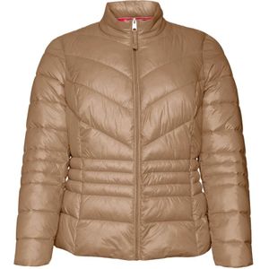 Vero Moda, Jassen, Dames, Bruin, 3Xl, Korte Tiger Eye Jas | Freewear Bruin