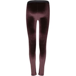 Tom Ford, Broeken, Dames, Bruin, M, Polyester, Bruine Velvet Leggings Luxe Broek