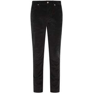 7 For All Mankind, Broeken, Heren, Zwart, W30, Slimmy Corduroy Vasal Black Jeans