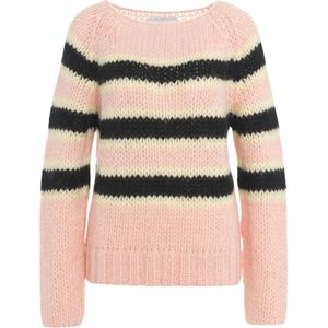 Dawn x Dare, Truien, Dames, Roze, M, Roze Mohair Gebreide Trui Aw 24