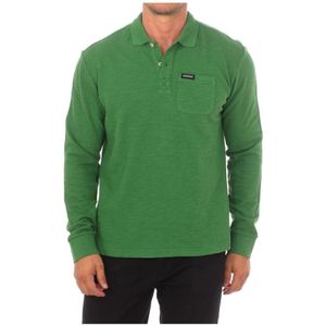 Napapijri, Tops, Heren, Groen, S, Katoen, Poloshirt