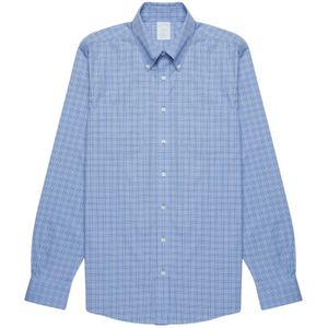 Brooks Brothers, Overhemden, Heren, Blauw, 2Xl, Katoen, Shirts
